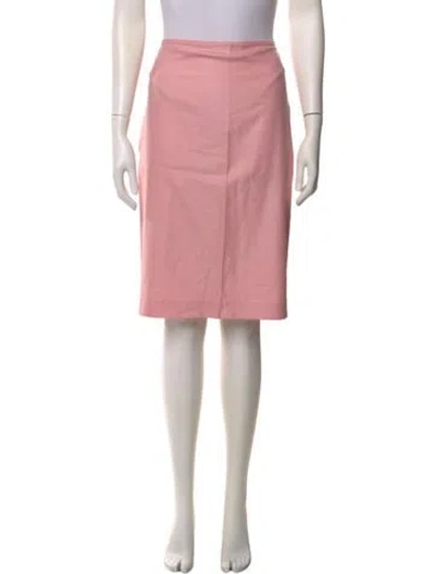 Pre-owned Escada Wool Knee-length Skirt In Pink