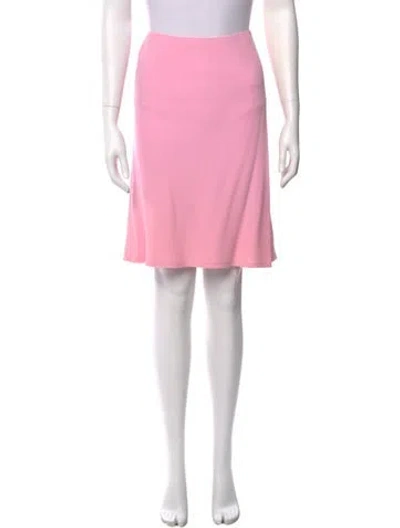 Pre-owned Escada Wool Knee-length Skirt In Pink