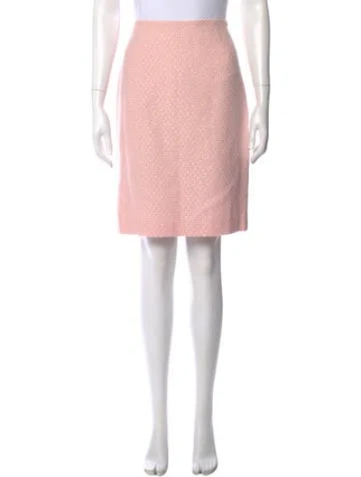 Pre-owned Escada Wool Knee-length Skirt In Pink
