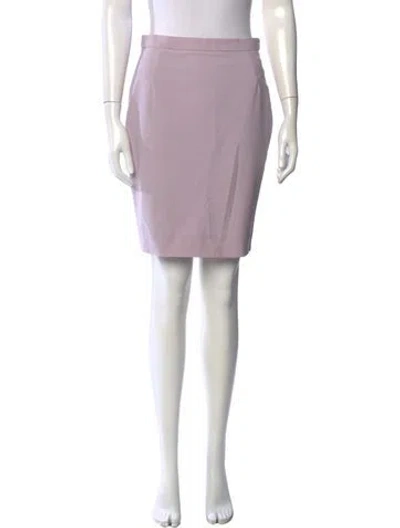 Pre-owned Escada Wool Knee-length Skirt In Purple
