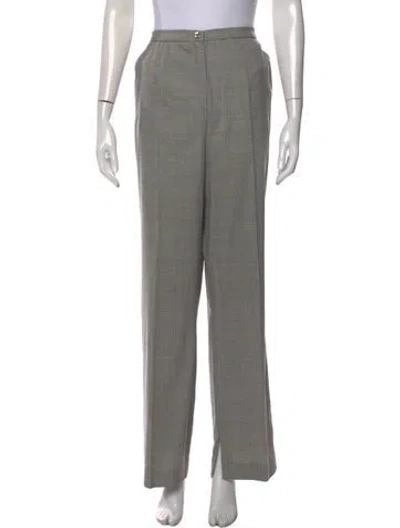 Pre-owned Escada Wool Long Skirt In Grey