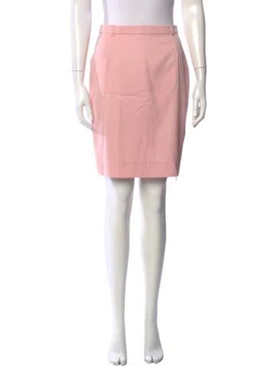 Pre-owned Escada Wool Mini Skirt In Pink