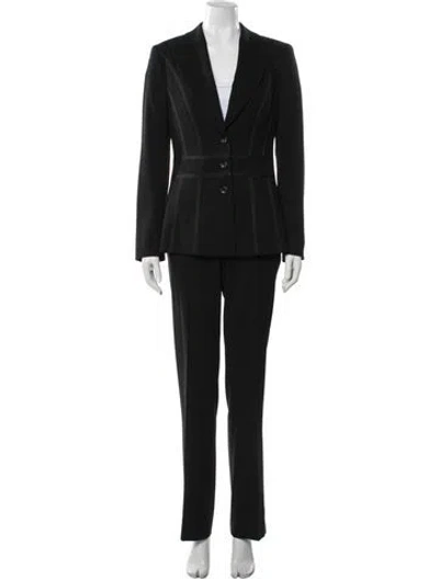 Pre-owned Escada Wool Pant Set In Black
