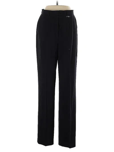 Pre-owned Escada Wool Pants In Black