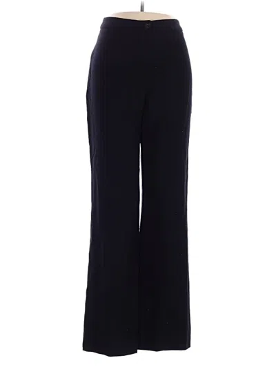 Pre-owned Escada Wool Pants In Blue