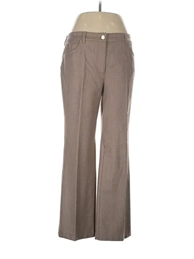 Pre-owned Escada Wool Pants In Brown