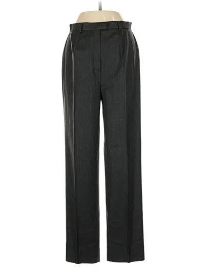 Pre-owned Escada Wool Pants In Gray