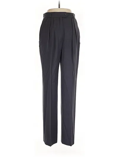 Pre-owned Escada Wool Pants In Gray