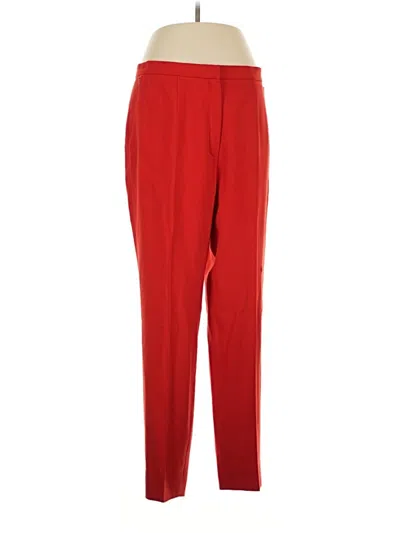 Pre-owned Escada Wool Pants In Red