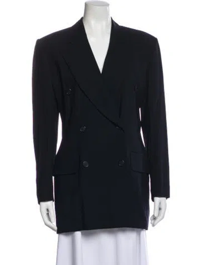 Pre-owned Escada Wool Pantsuit In Blue