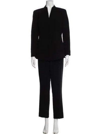 Pre-owned Escada Wool Pantsuit In Blue