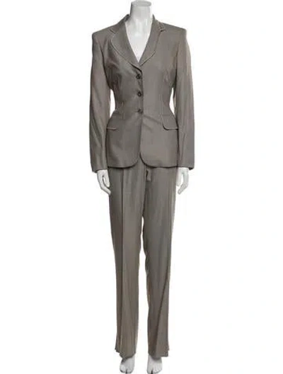 Pre-owned Escada Wool Pantsuit In Multi