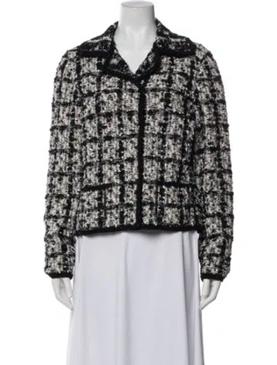 Pre-owned Escada Wool Printed Evening Jacket