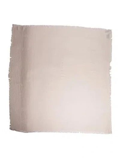 Pre-owned Escada Wool Printed Scarf In Pink