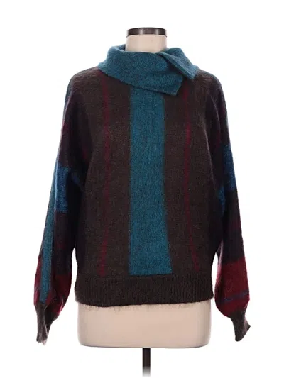 Pre-owned Escada Wool Pullover Sweater In Teal