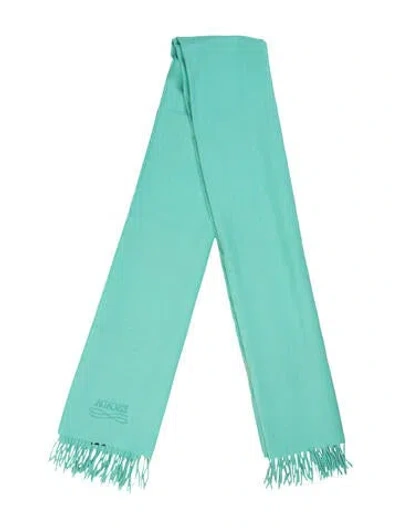 Pre-owned Escada Wool Scarf In Green