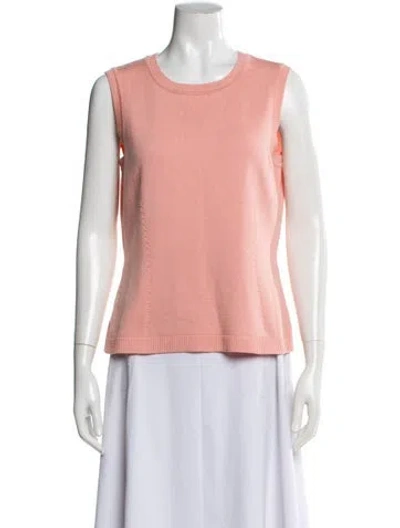 Pre-owned Escada Wool Scoop Neck Sweater In Pink