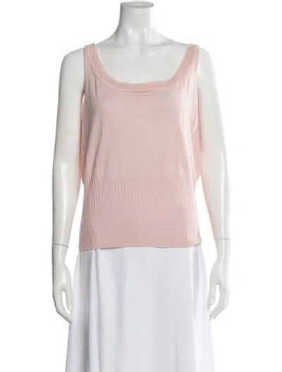 Pre-owned Escada Wool Scoop Neck Sweater In Pink