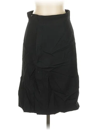 Pre-owned Escada Wool Skirt In Black