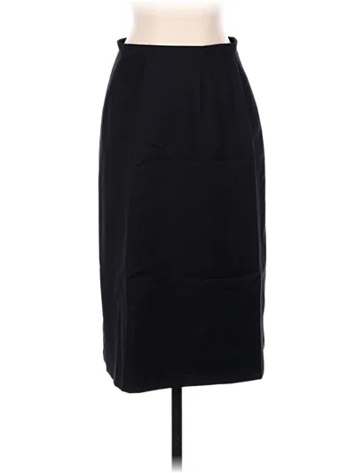 Pre-owned Escada Wool Skirt In Black