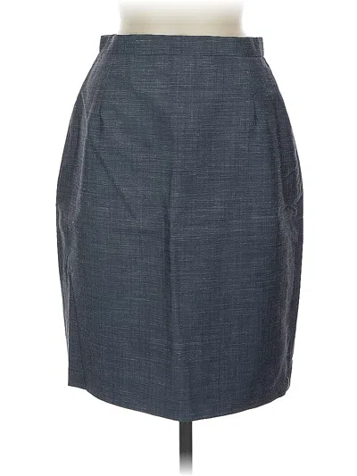 Pre-owned Escada Wool Skirt In Gray