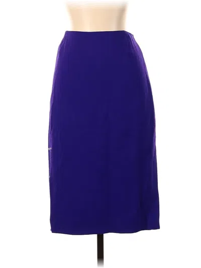 Pre-owned Escada Wool Skirt In Purple