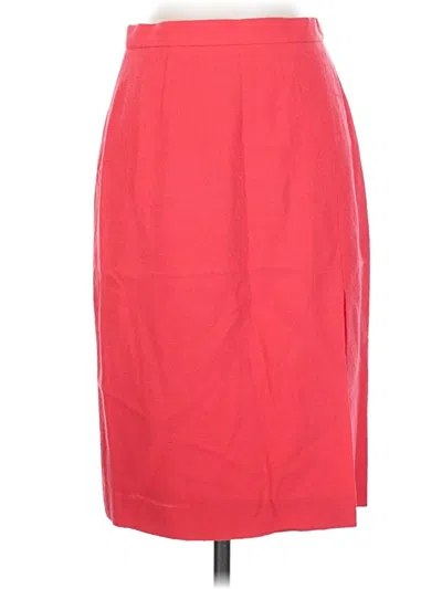 Pre-owned Escada Wool Skirt In Red
