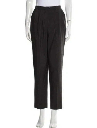 Pre-owned Escada Wool Straight Leg Pants In Blue