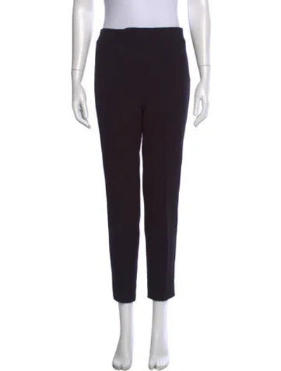 Pre-owned Escada Wool Straight Leg Pants W/ Tags In Black