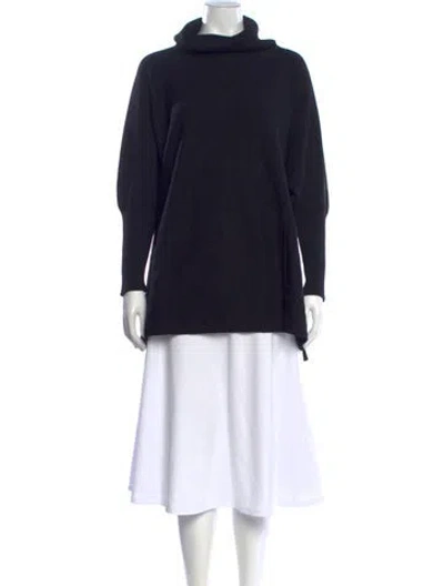Pre-owned Escada Wool Turtleneck Sweater In Black
