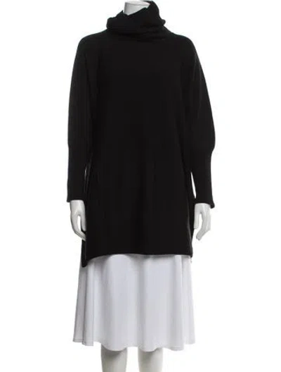 Pre-owned Escada Wool Turtleneck Sweater In Black