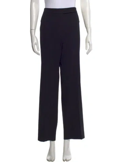 Pre-owned Escada Wool Wide Leg Pants In Blue