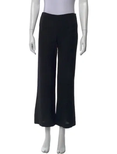 Pre-owned Escada Wool Wide Leg Pants In Blue