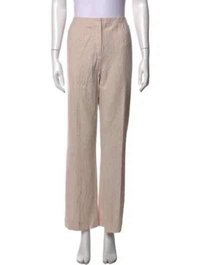 Pre-owned Escada Wool Wide Leg Pants In Neutrals