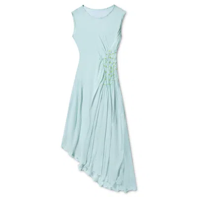 Escale Women's Green Mint Mist Beaded Midi Dress