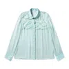 Escale Women's Green Whisper Bloom Shirt- Mint Mist In Green