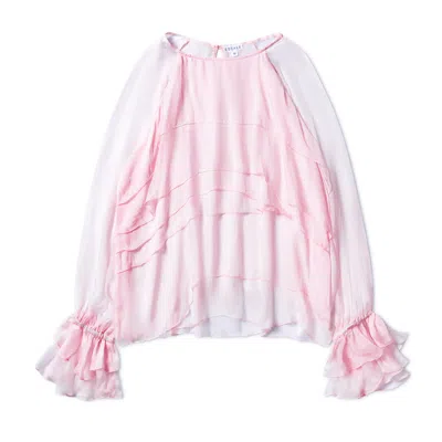 Escale Women's Pastel Pink Long-sleeve Blouse