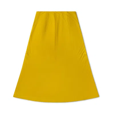 Escale Women's Yellow Mustard Muse A-line Skirt