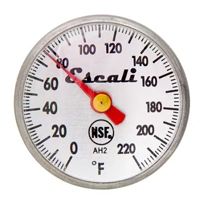 Escali Ah2 Instant Read Large Dial Thermometers In Silver
