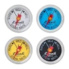 Escali Ahs1-4 Easy Read Steak Thermometer Set In Silver