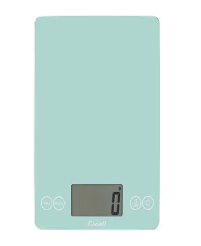 Escali Arti Classic Up To 15lbs. Glass Digital Kitchen Scale And 50% Larger Display In Teal