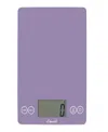 Escali Arti Classic Up To 15lbs. Glass Digital Kitchen Scale And 50% Larger Display In Violet