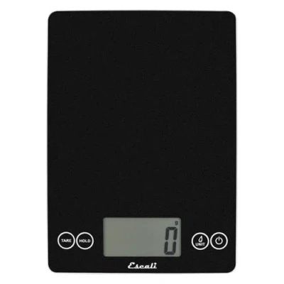 Escali Arti Glass Digital Scale In Black
