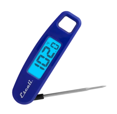 Escali Compact Folding Digital Thermometer In Blue