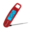 Escali Compact Folding Digital Thermometer In Red