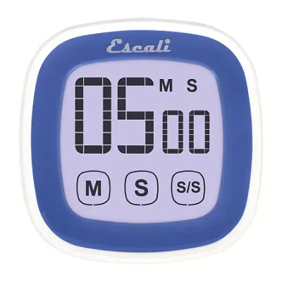 Escali Dr3-u Touch Screen Digital Timer In Blue