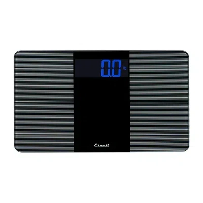 Escali Extra Wide Bathroom Scale In Black