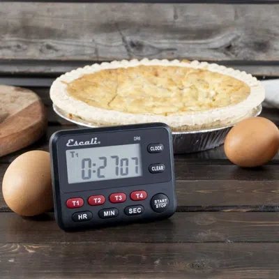 Escali Four Event Digital Timer In Black
