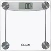 Escali Glass & Chrome Bathroom Scale In Transparent