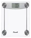 Escali Glass Chrome Bathroom Scale In Clear